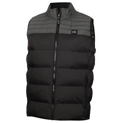 Calvin Klein Herren Voltron gepolsterte wasserfeste Golfgilet - Schwarz - M von Calvin Klein