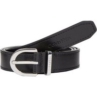 Calvin Klein Ledergürtel ROUND BUCKLE LOGO LOOP BELT 2.5 von Calvin Klein