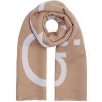 Calvin Klein Modeschal FRINGES 2-TONES WOOL BLEND SCARF, mit Logoprägung von Calvin Klein