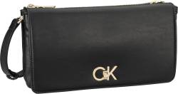 Calvin Klein Re-Lock Double Gusette PSP24  in Schwarz (2.1 Liter), Abendtasche von Calvin Klein