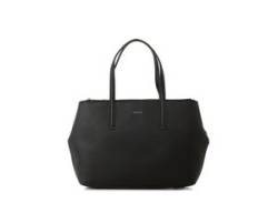 Calvin Klein Shopper Damen Kunstleder, schwarz von Calvin Klein