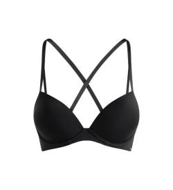 Calvin Klein für Damen. 000QF6016E Unsichtbarer Push-Up-BH - Verführerischer Komfort schwarz (80D), Heimtextilien, Mikrofaser, Nachhaltig von Calvin Klein