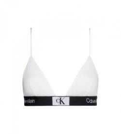 Calvin Klein für Damen. 000QF7217E Triangel-BH Ck96 weiß (M), Heimtextilien, Bio-Baumwolle, Nachhaltig von Calvin Klein