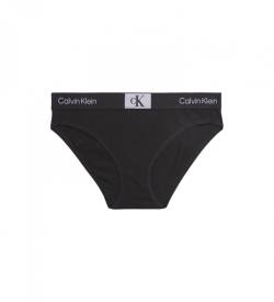 Calvin Klein für Damen. 000QF7222E Klassische Slips CK96 schwarz (S), Heimtextilien, Bio-Baumwolle, Nachhaltig von Calvin Klein