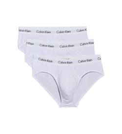 Calvin Klein für Herren. 0000U2661G 3er-Pack Cotton Stretch-Slips weiß (L), Heimtextilien, Baumwolle von Calvin Klein