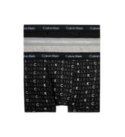 Calvin Klein für Herren. 0000U2662G 3er Pack Cotton Stretch Boxershorts schwarz, grau (M), Heimtextilien, Baumwolle von Calvin Klein