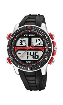 Calypso Watches Herren Analog-Digital Quarz Uhr mit Plastik Armband K5773/3 von Calypso Watches