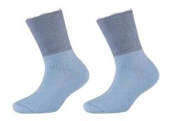 Camano 1106119000 - Kinder warm-up Socken 2 Paar, Größe 31/34, Farbe infinity von Camano