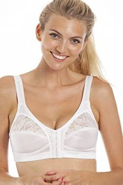 Camille Damen Weiß Soft Cup Front Verschluss BH 95C von Camille