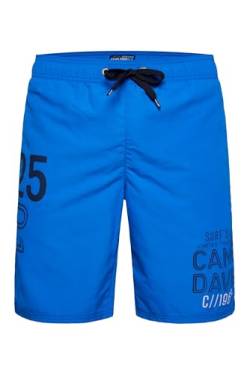 Camp David Herren Lange Badeshorts mit Logo Prints Tech Blue XXL von Camp David