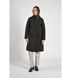 Canadian Classics für Damen. CN.G224160W Tachie langer Mantel schwarz (S-42), Lässig, Polyester von Canadian Classics