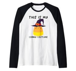 This Is My Corny Kostüm Halloween Kinder Hexe Candy Corn Raglan von Candy Corn Universe Co.