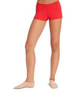 Capezio Damen Boy Cut Low Rise Shorts, Rot, XS von Capezio