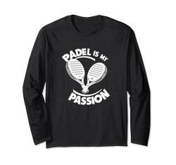 Padel ist meine Leidenschaft | Lustiges Padel Langarmshirt von Captain Padel