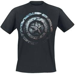 Captain America Stone Shield Männer T-Shirt schwarz XL von Captain America