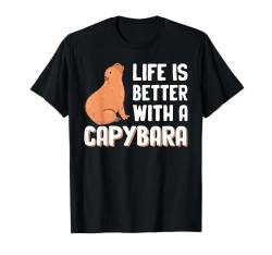 Lustiges Capybara-Design für Männer Frauen Jungen Mädchen Capybaras Liebhaber T-Shirt von Capybaras Gift Capybara Shirts Men Women Kids