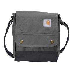 Carhartt Damen Tasche mit Schnappverschluss, langlebig, verstellbar, mit Klappverschluss, Everyday Crossbody Snap (Gravel) von Carhartt