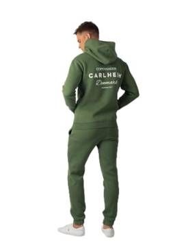 Carlheim Men's Hoodie Hudson Branded, Green, XX-Large von Carlheim