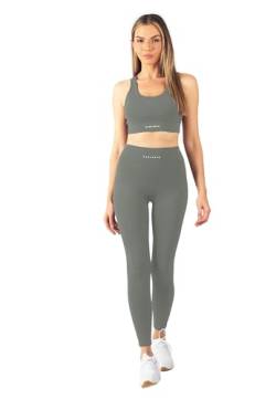 Carlheim Women's Serenita Active Collection Leggings, Stone Grey, Large von Carlheim