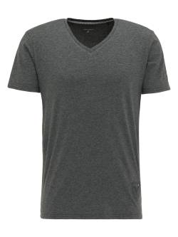 V-neck T-Shirt mit aufwendiger Stickerei von Carlo Colucci