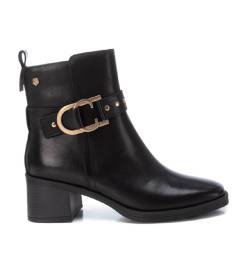 Carmela für Damen. 16199902-NEGRO Stiefelette 161999 schwarz (35), Leder, 5 bis 8 cm, Reißverschluss, Lässig von Carmela