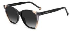 Sonnenbrillen  Carolina herrera Ch 0061/s col. kdx/9o Damen Runden Schwarz / nude von Carolina Herrera