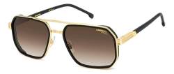 CARRERA Herren 1069/S Sonnenbrille, Matt Schwarz Gold, 58 von Carrera