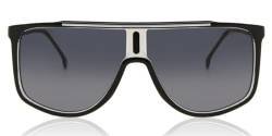 Carrera Unisex 1056/s Sunglasses, 80S/9O Black White, 61 von Carrera