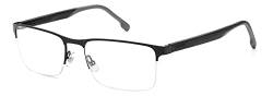 Carrera Unisex Rectangular Eyeglasses Sunglasses, 807/19 Black, 55 von Carrera