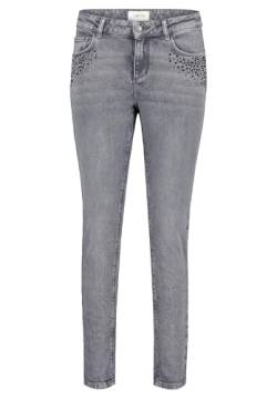 Cartoon Damen Modern fit Jeans mit Strass Grey Denim,40 von Cartoon