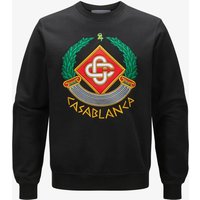 Casablanca  - Casa Crest Embroidered Sweatshirt | Herren (S) von Casablanca