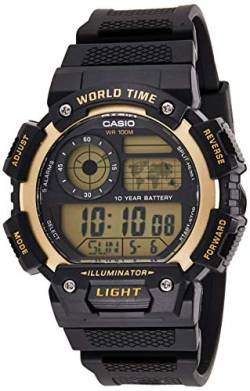 CASIO Herren Armbanduhr Digital Quarz Harz AE-1400WH-9AVEF von CASIO