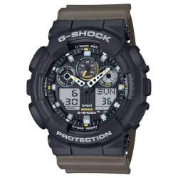 Casio G-Shock Classic Herrenuhr Oliv/Schwarz GA-100TU-1A3ER von Casio