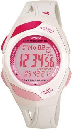 Casio Sports Digital Damenuhren Weiß/Pink STR-300-7EG von Casio