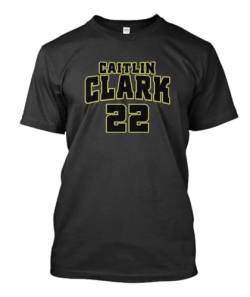 Cassius Best Caitlin Clark 22 American College Premium T-Shirt Size S-2XL Black XL von Cassius