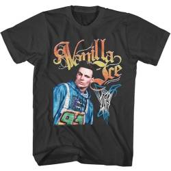 Vanilla Ice Vanilla Ice with 2 Logos Smoke Music Shirt Grey 3XL von Cassius