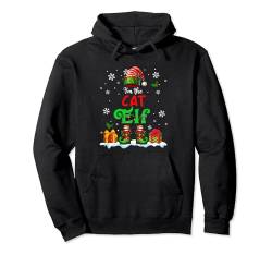 I'm Cat Elf Christmas Elf Costume Cat Owner Family Kids Pullover Hoodie von Cat Christmas Costume