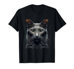 Donskoy Katzen-Shirt, Katzengesicht, niedlicher Katzenliebhaber, Katze, Mutter, Vater, Kunst T-Shirt von Cat Mom and Dad Gifts for Cat Lovers