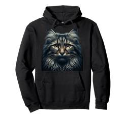 Kurilian Bobtail Katzenshirt mit Katzengesicht, niedliche Katzenliebhaberin, Katzenmutter Pullover Hoodie von Cat Mom and Dad Gifts for Cat Lovers