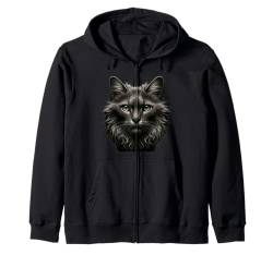 Lykoi Katzen-Shirt, Katzengesicht, niedlicher Katzenliebhaber, Katze, Mutter, Vater, Kunstwerk Kapuzenjacke von Cat Mom and Dad Gifts for Cat Lovers