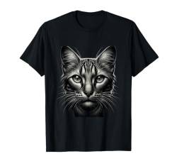 Ocicat Katzen-Shirt, Katzengesicht, niedlicher Katzenliebhaber, Katze, Mutter, Vater, Kunstwerk T-Shirt von Cat Mom and Dad Gifts for Cat Lovers