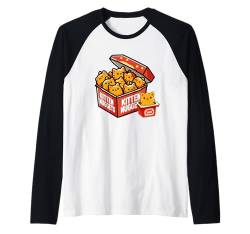 Kitten Nuggets Katzenfutter Liebhaber Nuggets Fast Food Raglan von Cat Nuggets Kitten Gifts For Women Men Girls Boys