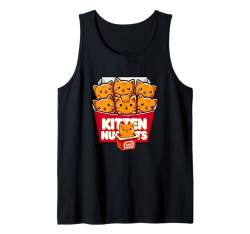 Kitten Nuggets Katzenfutter Liebhaber Nuggets Fast Food Tank Top von Cat Nuggets Kitten Gifts For Women Men Girls Boys