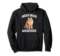 Amerikanischer Langhaar-Katzenflüsterer Pullover Hoodie von Cat Pets