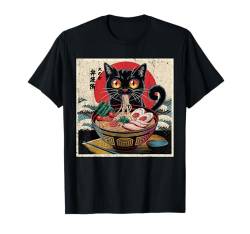 Cat Ramen Japanese Funny Graphic Tees Kawaii Cat Anime Gifts T-Shirt von Cat Ramen Noodles Anime Shirts For Men Women Kids.