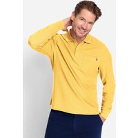 Witt Herren Langarm-Poloshirt, gelb von Catamaran