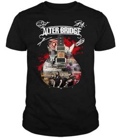 Alter-Bridge-Rock-Band-Guitar-Signature-Shirt-Tshirt-Gift-for-Men-Women-Team-Tshirts-Shirt-Handmade von Ceaseless