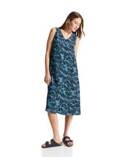 CECIL Damen B144066 Sommer-Kleid mit Printmix, Easy Blue, X-Small von Cecil