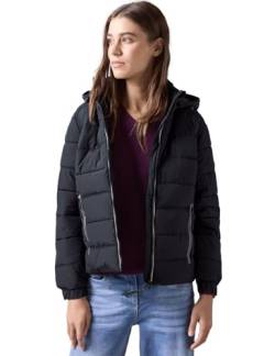 CECIL Damen B201948 Gefütterte Jacke, Dark Navy Blue, L von Cecil