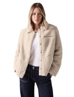 CECIL Damen B212276 Jacke, teddy vanilla white, XL von Cecil